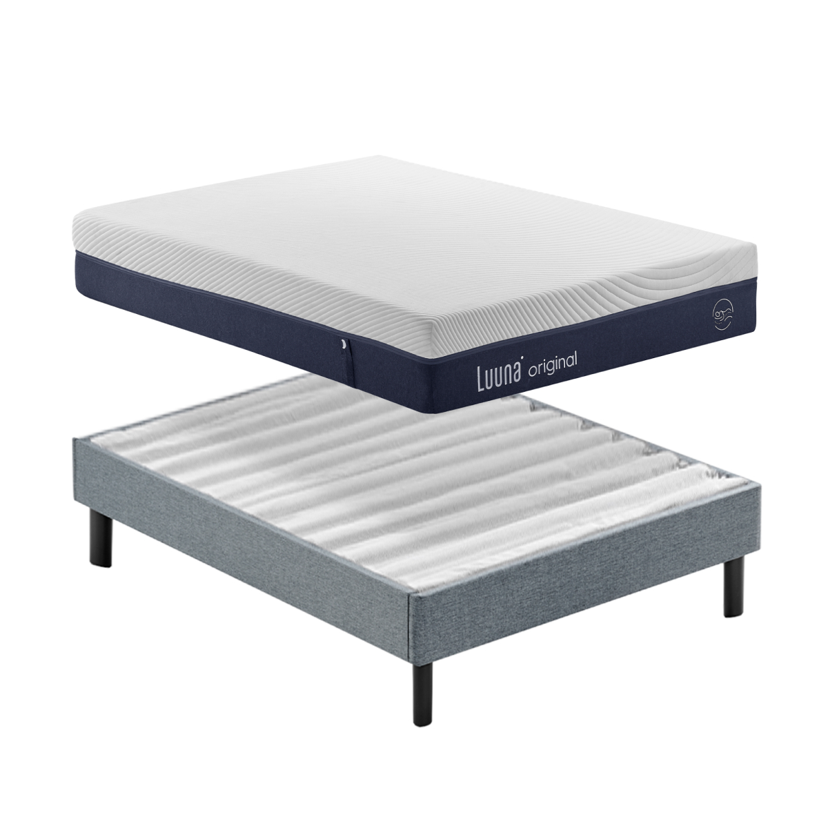 Juego de Colchón y Box Queen Size Luuna Original