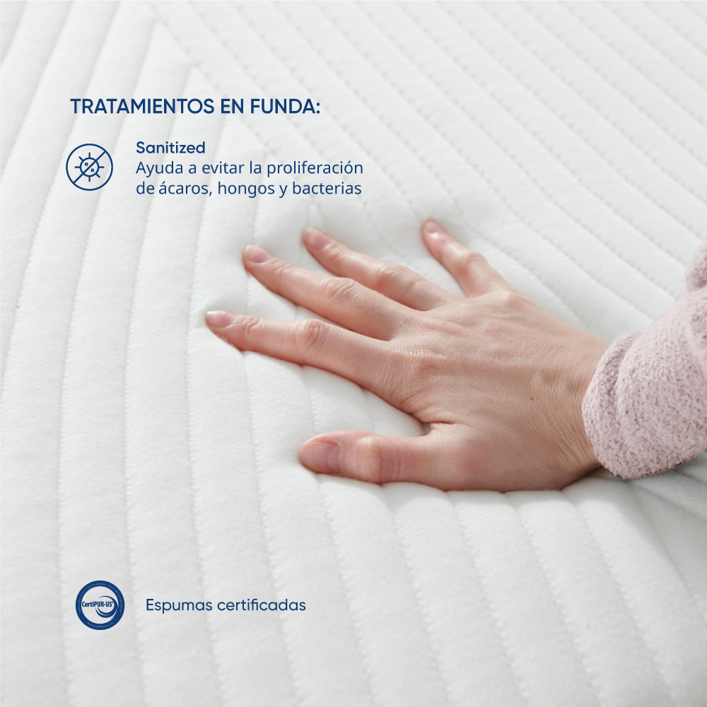 Juego de Colchón y Box Queen Size Luuna Original