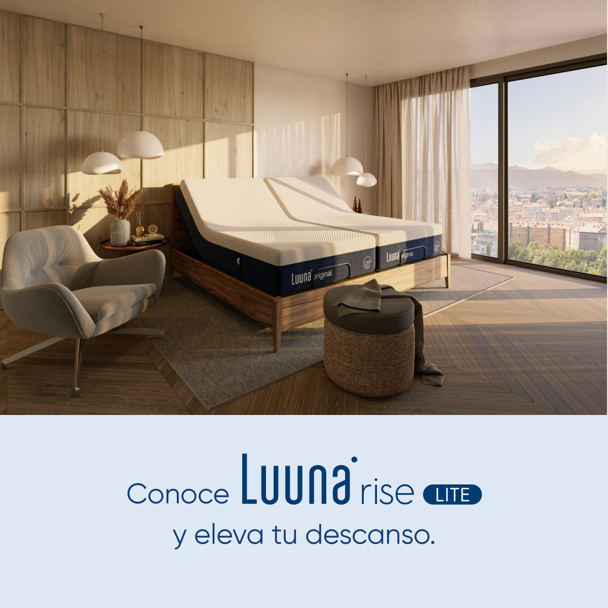 Base Eléctrica King Size Lite Luuna