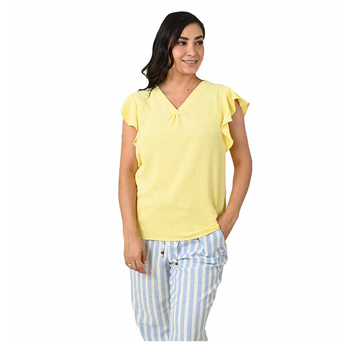 Blusa de Manga Corta para Mujer Ferrioni