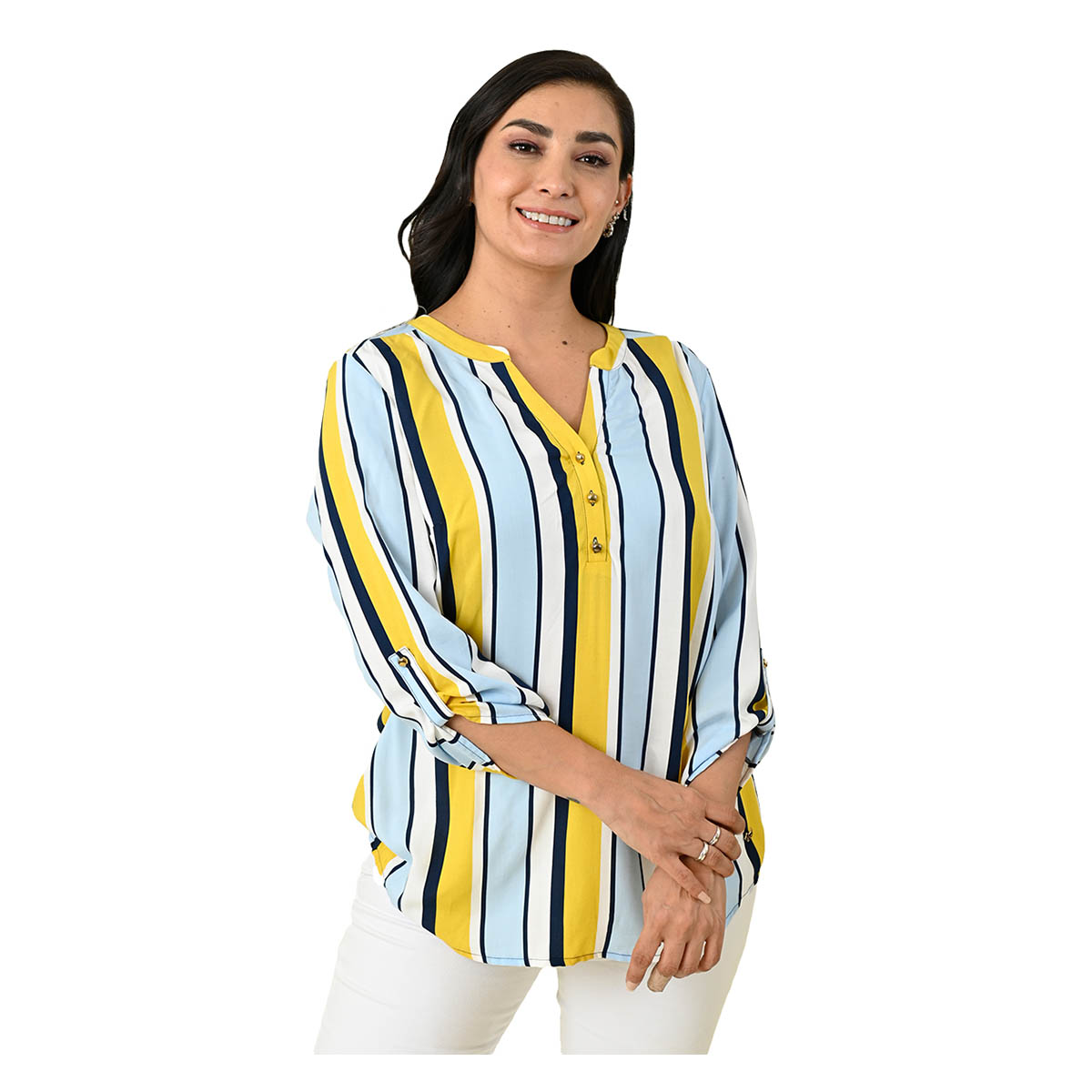 Blusa con Manga 3/4 para Mujer Ferrioni