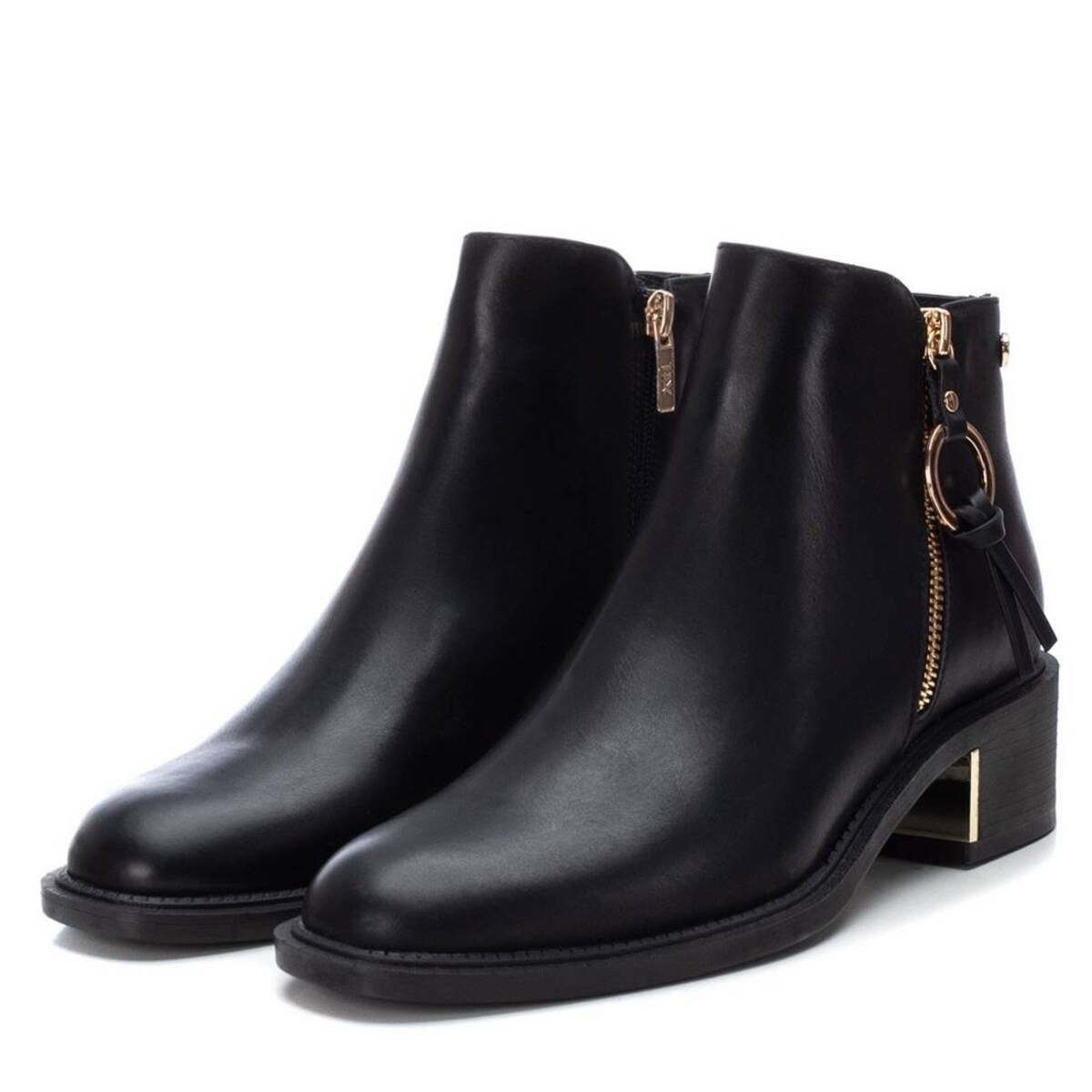 Botín con Tacón y Cierre Lateral para Mujer Xti