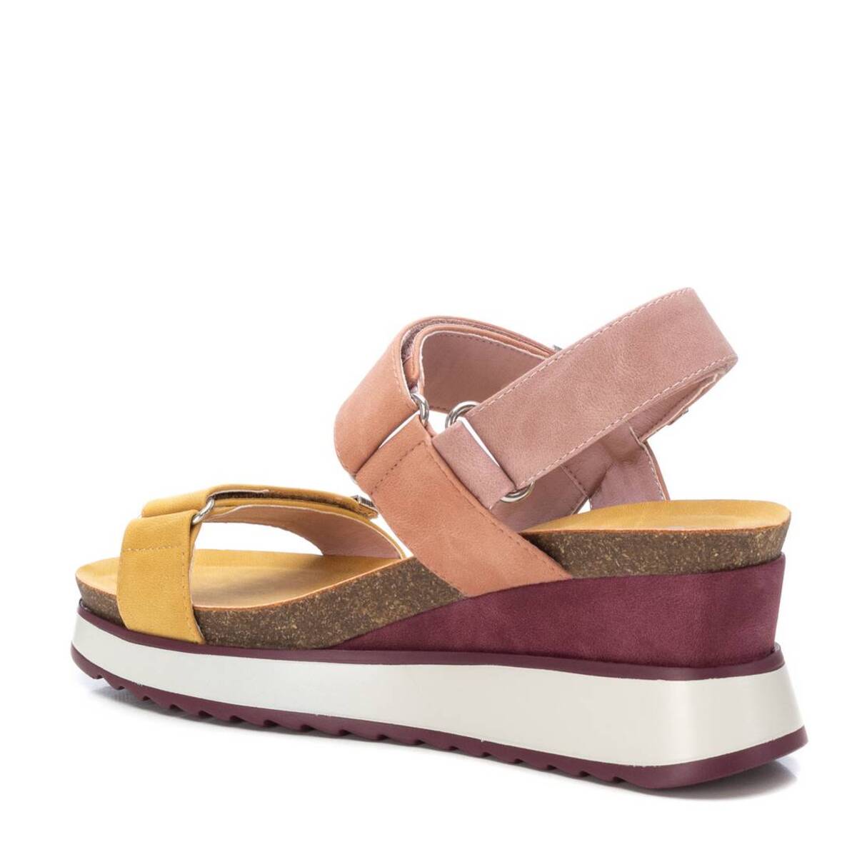 Sandalia de Cuña con Velcro para Mujer Xti