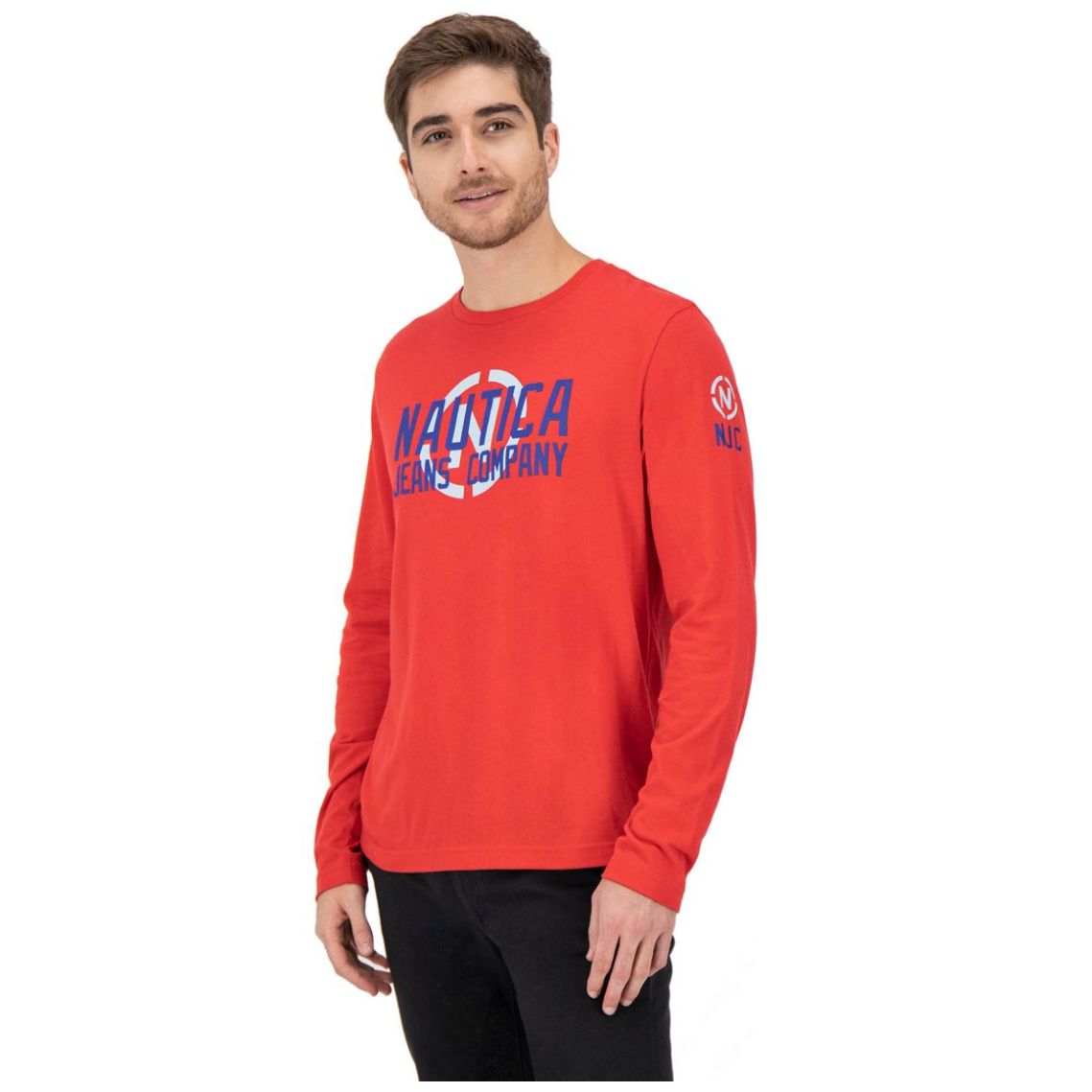 Playera Manga Corta Nautica Jeans Co para Hombre