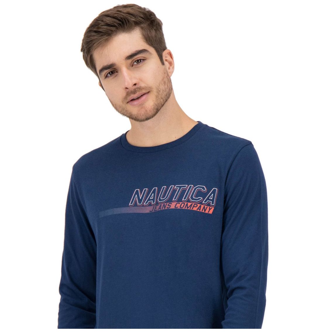 Playera Manga Corta Nautica Jeans Co para Hombre