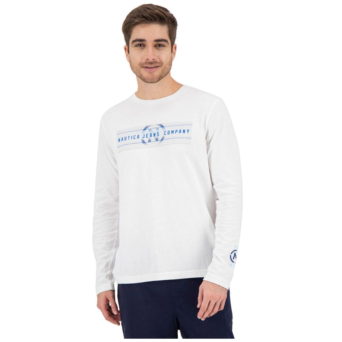 Playera Manga Corta Nautica Jeans Co para Hombre