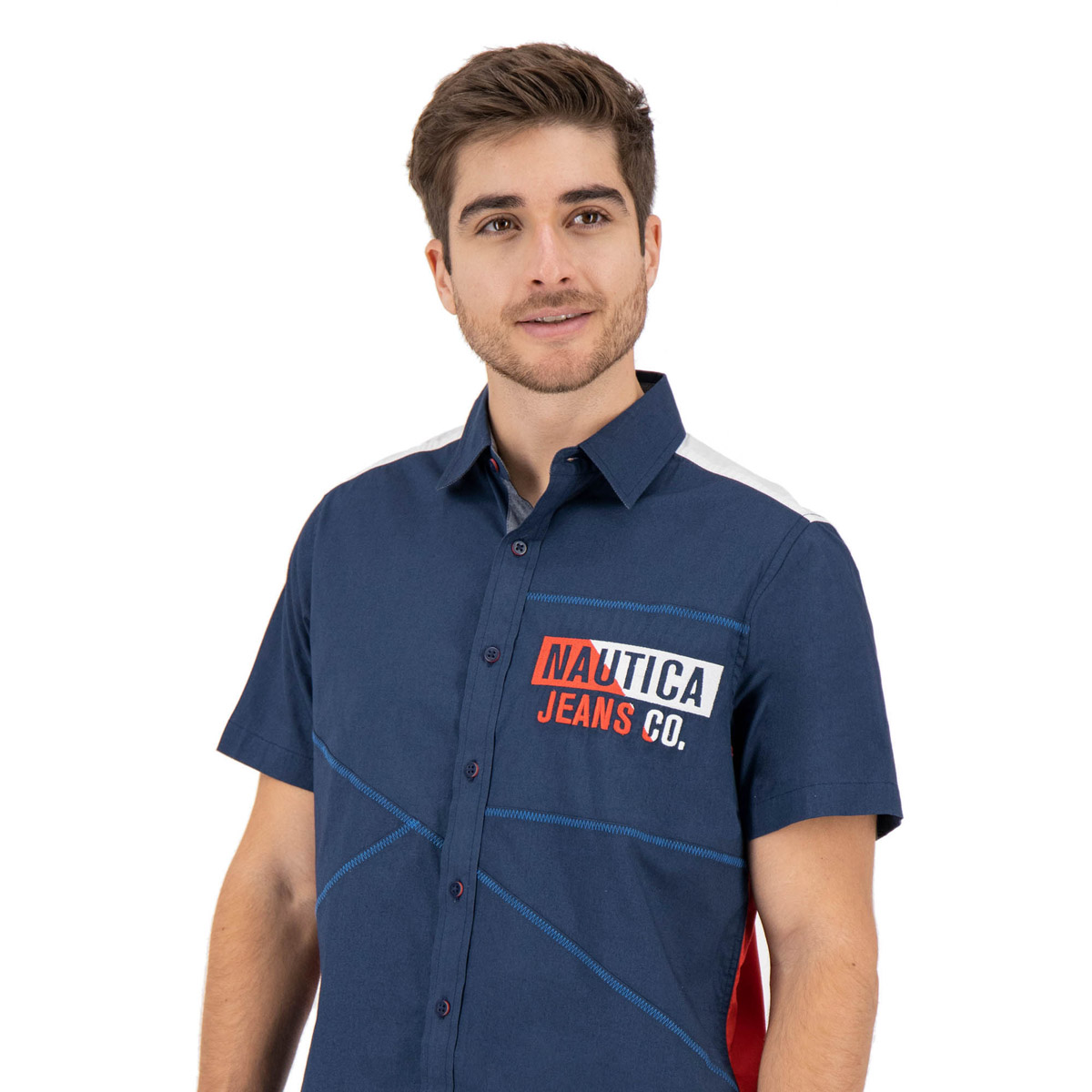 Camisa de Manga Corta para Hombre Nautica Jeans Co