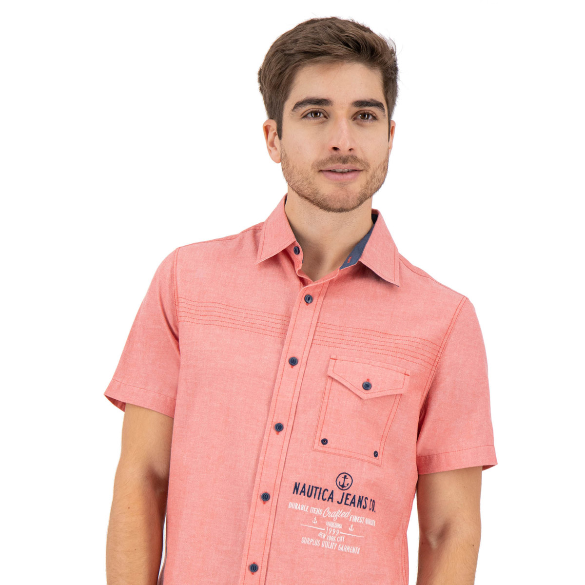 Camisa de Manga Corta para Hombre Nautica Jeans Co