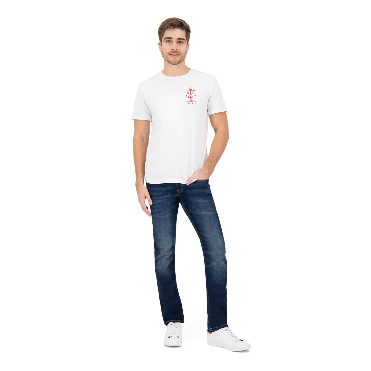 Jeans Nautica Jeans Co Slim Fit para Hombre Universitario
