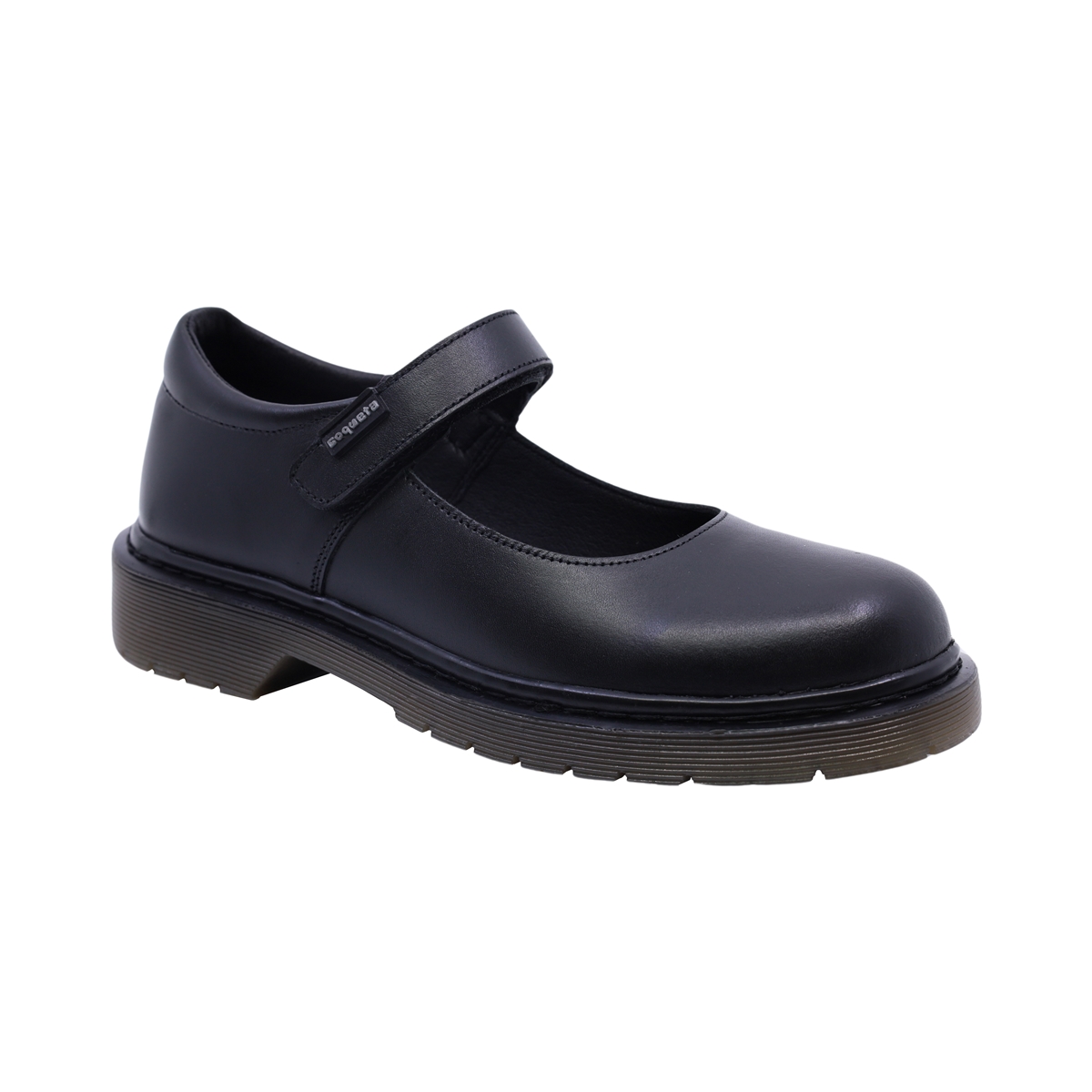 Zapato Escolar con Velcro 22-25 Negro para Niña Coqueta