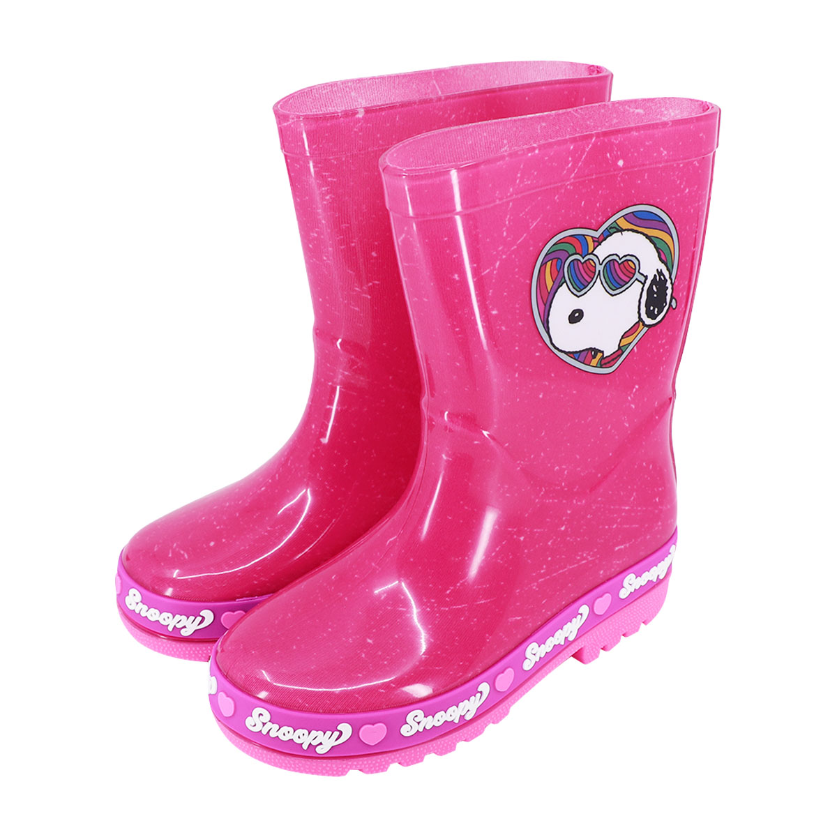 Bota de Lluvia 18-22 Rosa para Niñas Peanuts