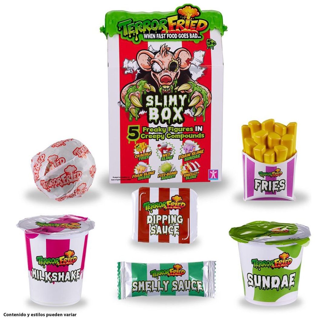 Figuras Freaky Coleccionable Terror Fried Combo 5 Pack Bandai