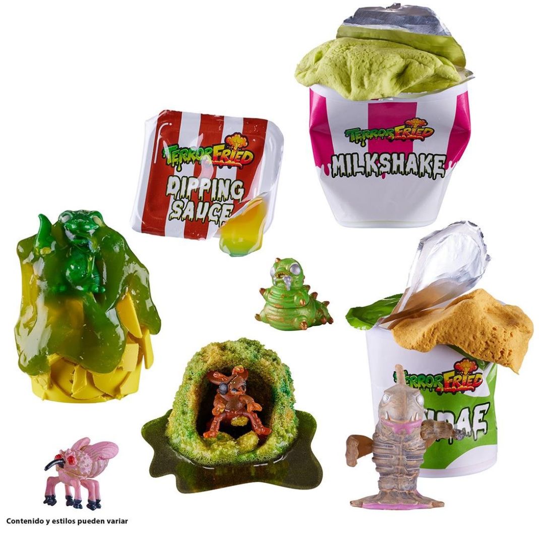 Figuras Freaky Coleccionable Terror Fried Combo 5 Pack Bandai