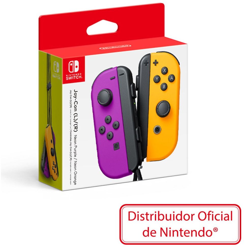 Nintendo Switch Control Joy-Con L R Purple Orange