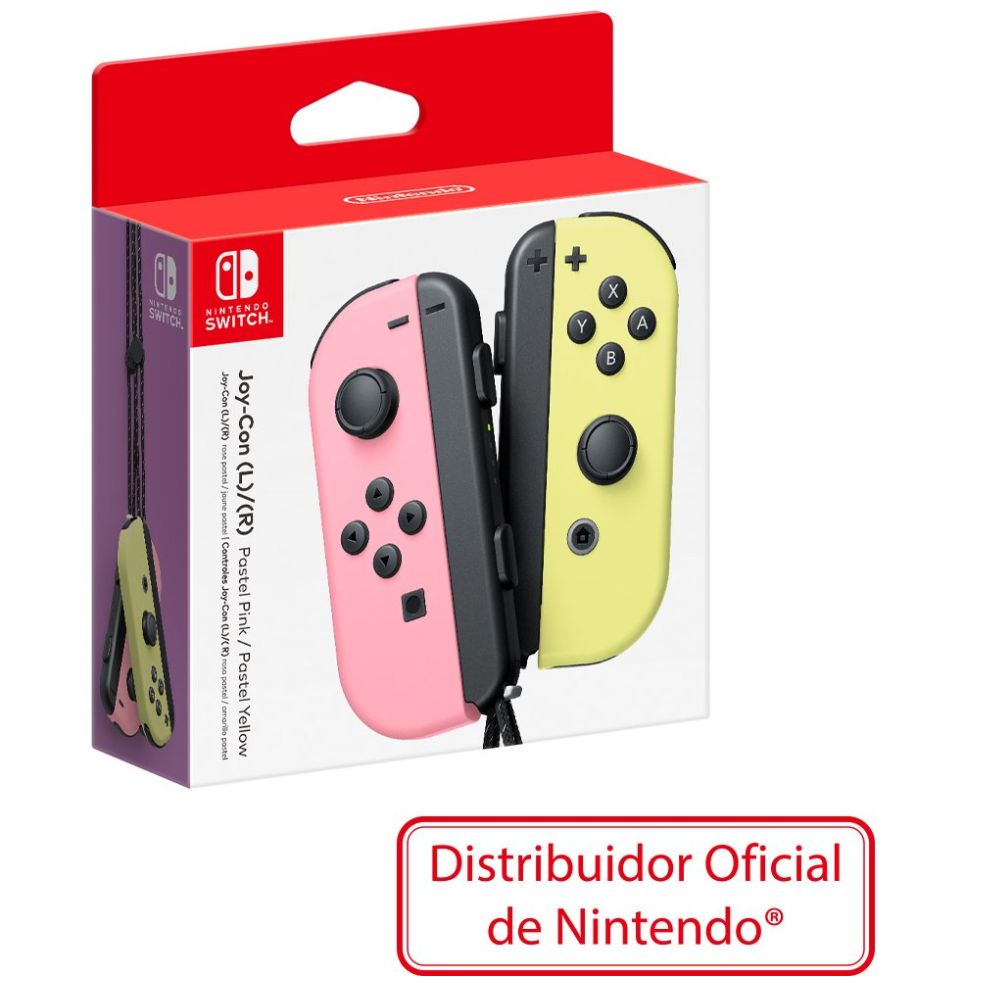 Nintendo Switch Joy con 2 Pack Pastel Pink/pastel Yellow