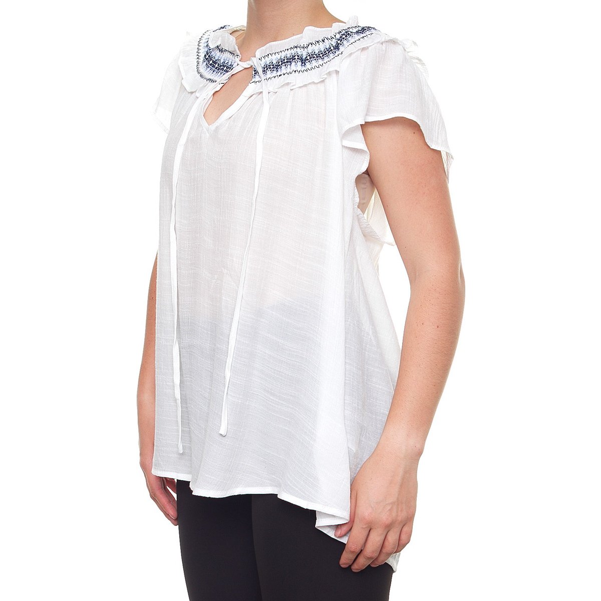 Blusa con Olanes para Mujer  Talla Extra Philosophy Jr Plus