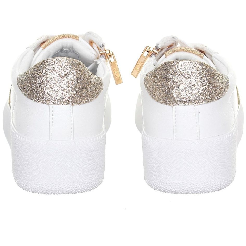 Tenis con Agujeta 18-23 Dorado para Niña Xti