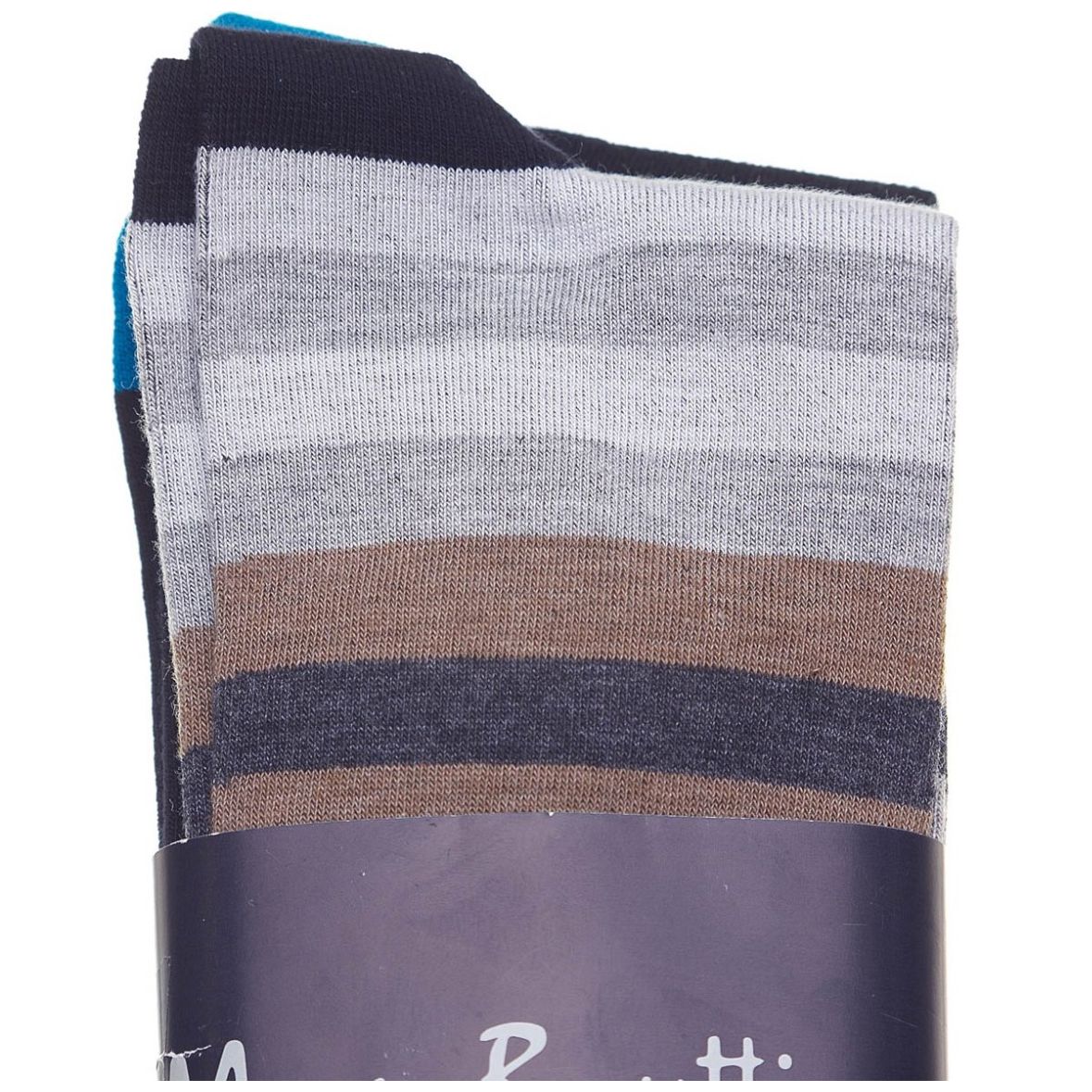 Calcetínes Mario Barutti Diseño Estampado para Hombre (2 Pack)