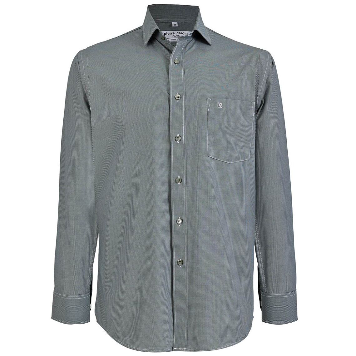 Camisa Gris Lisa para Hombre Pierre Cardin