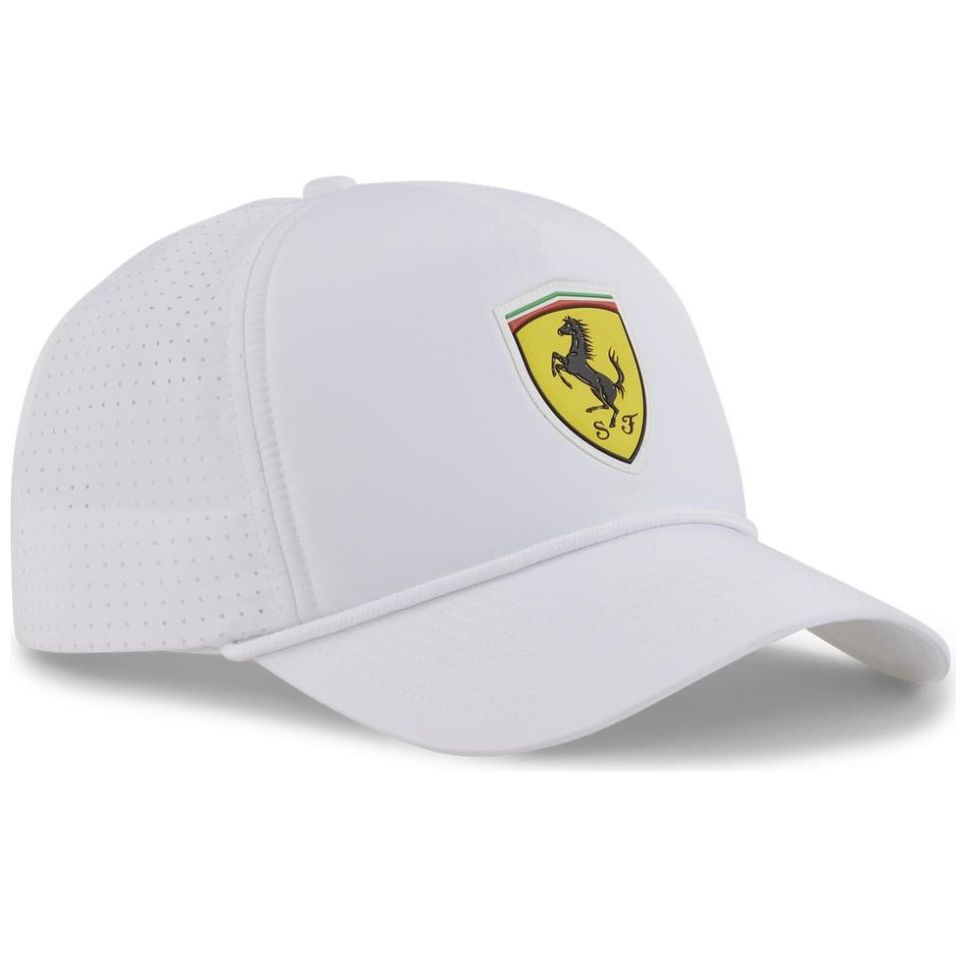 Gorra Blanca Escudería Ferrari Truck Unisex Puma