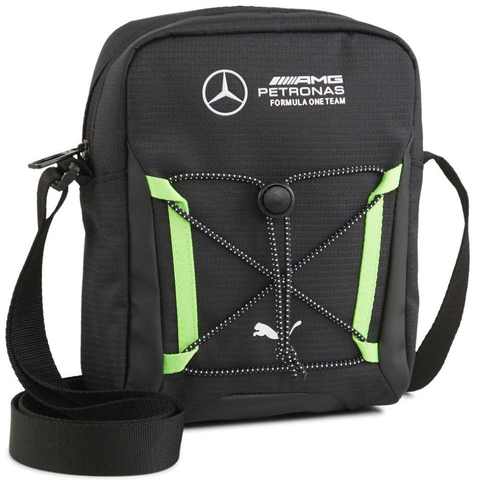 Portable Negro Logo Mercedes-Amg Petronas F1® Unisex Puma