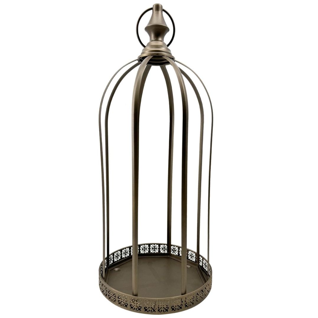 Linterna Birdie Gold Grande Vintage Home