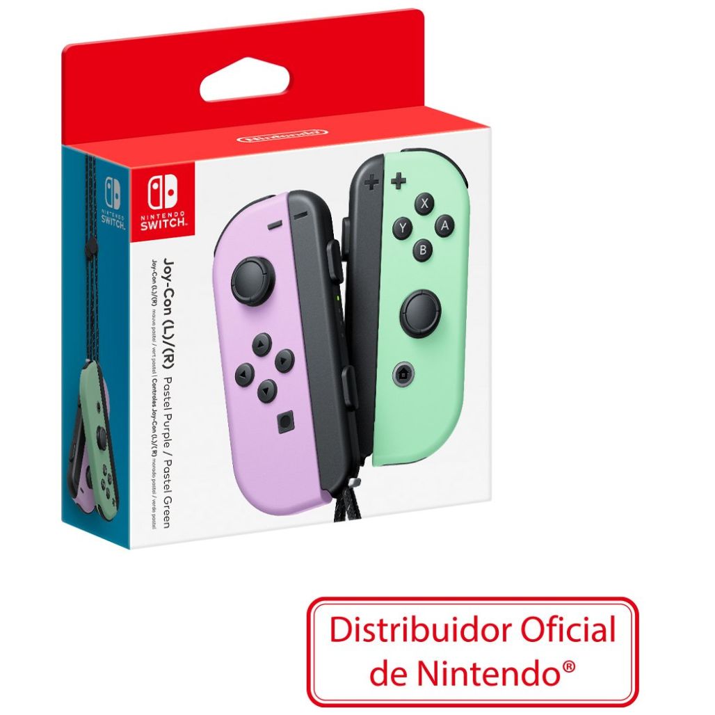 Nintendo Switch Joy con 2 Pack Pastel Purple/pastel Green