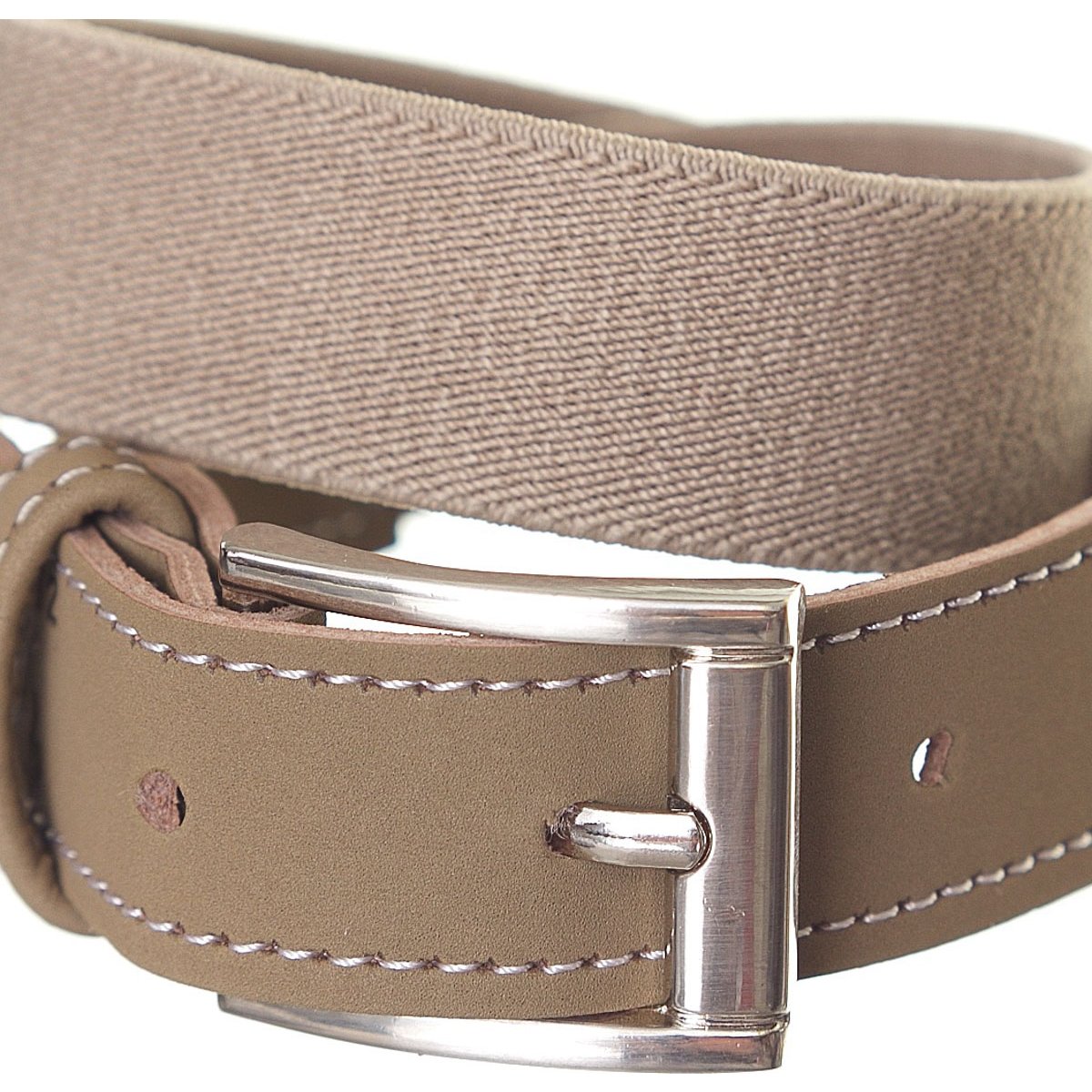 Cinturon Elástico Color Beige Zilery´s para Mujer