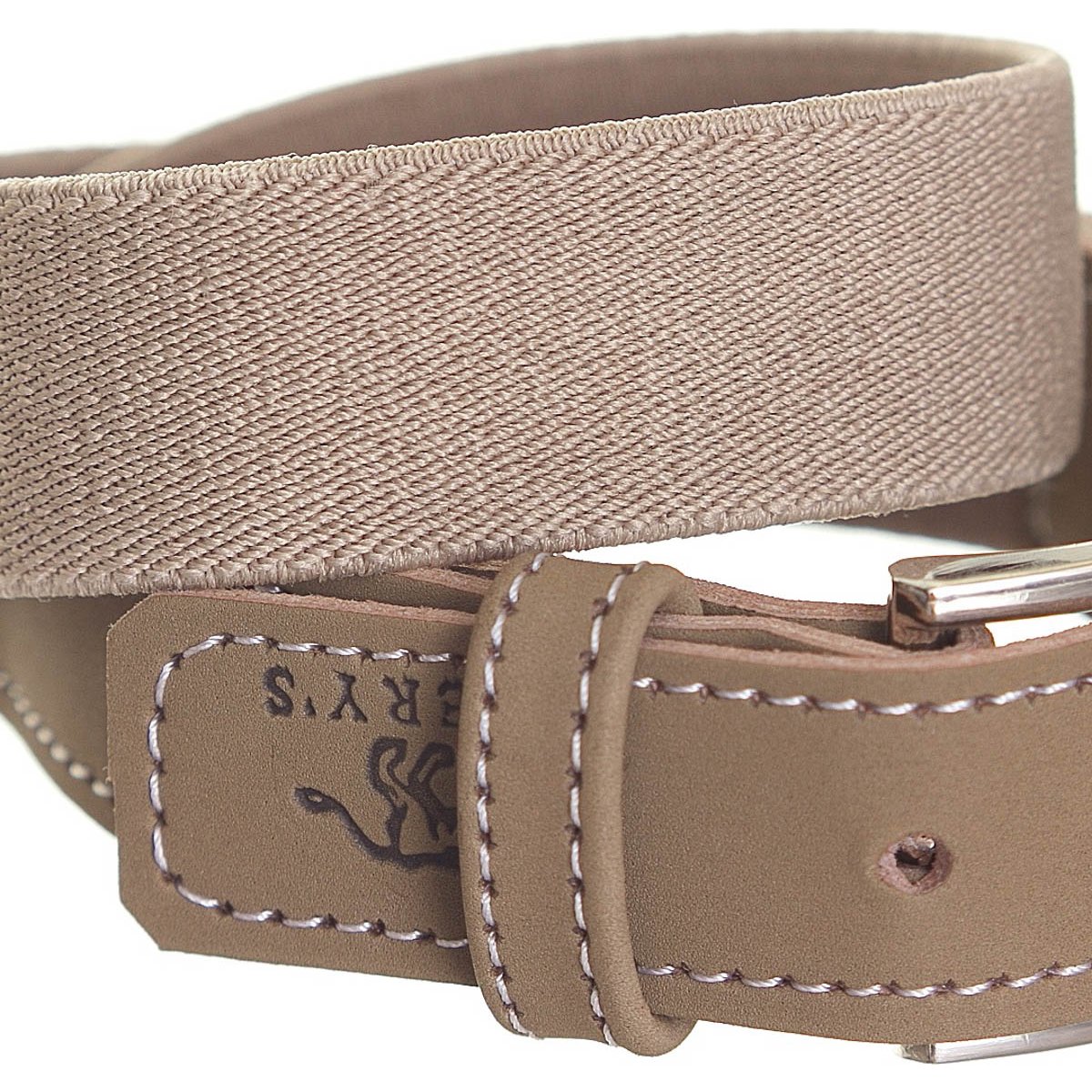 Cinturon Elástico Color Beige Zilery´s para Mujer