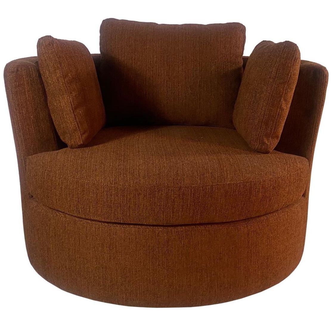 Sillón Giratorio Terracota Vintage Home