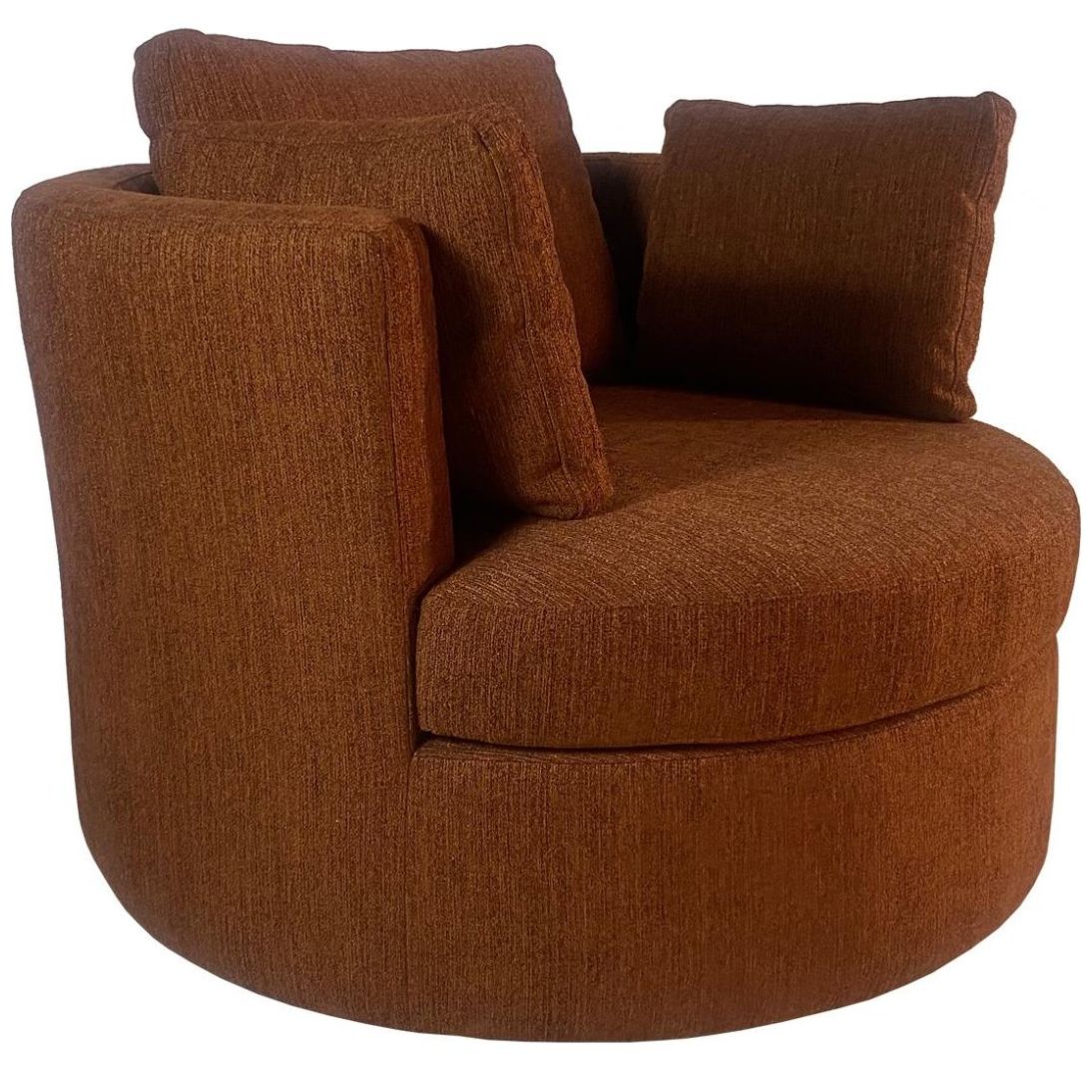 Sillón Giratorio Terracota Vintage Home