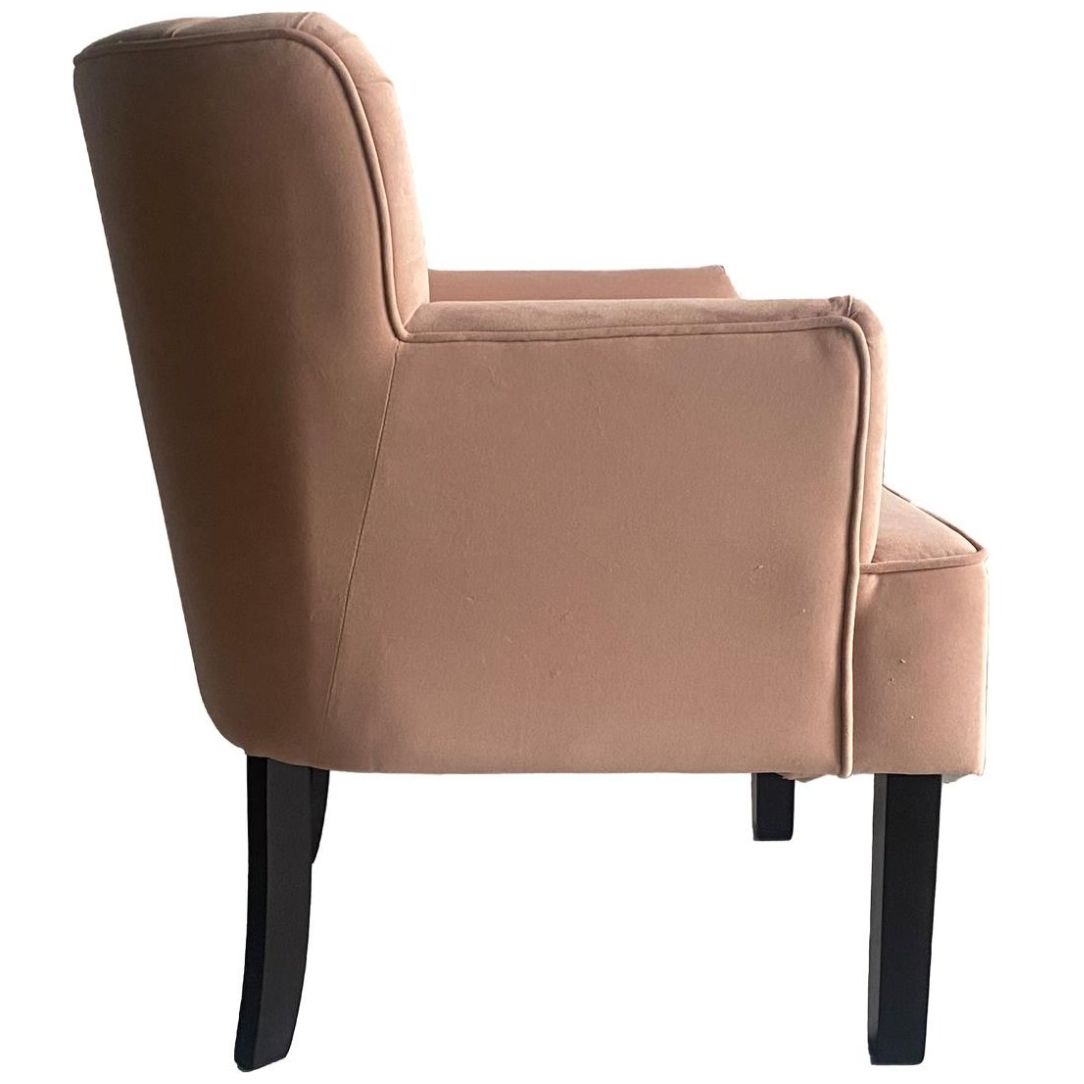 Sillón Enzo Velvet Taupe Vintage Home