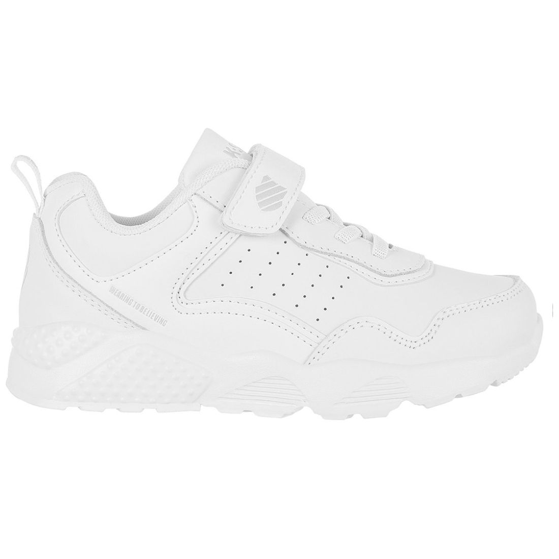 Tenis Escolar con Velcro 17-22 para Infantiles Unisex K-Swiss