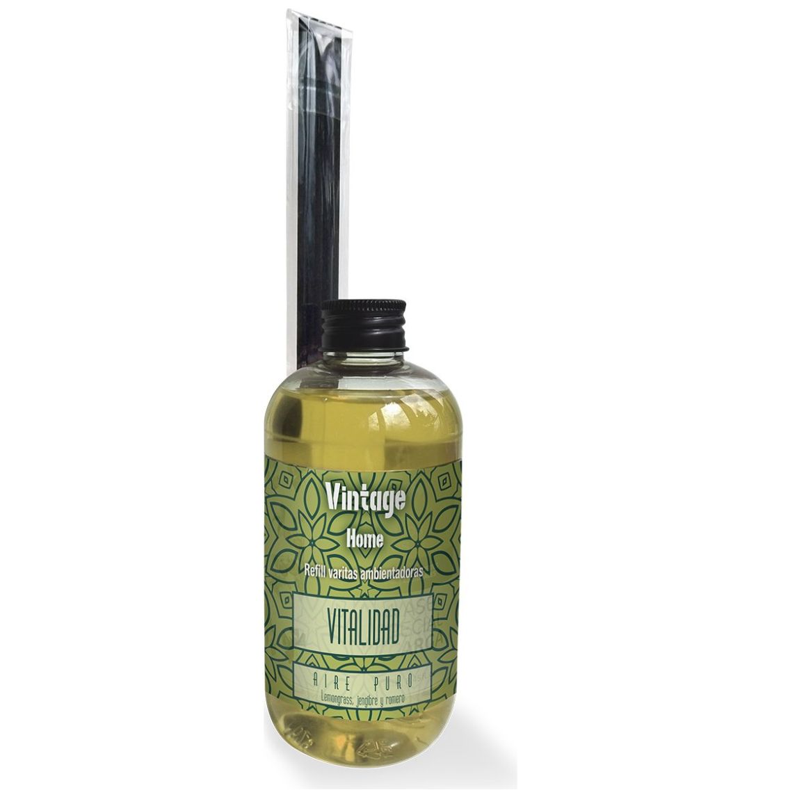 Refill 250Ml Aire Puro Vitalidad Lemongrass Jengibre Vintage Home