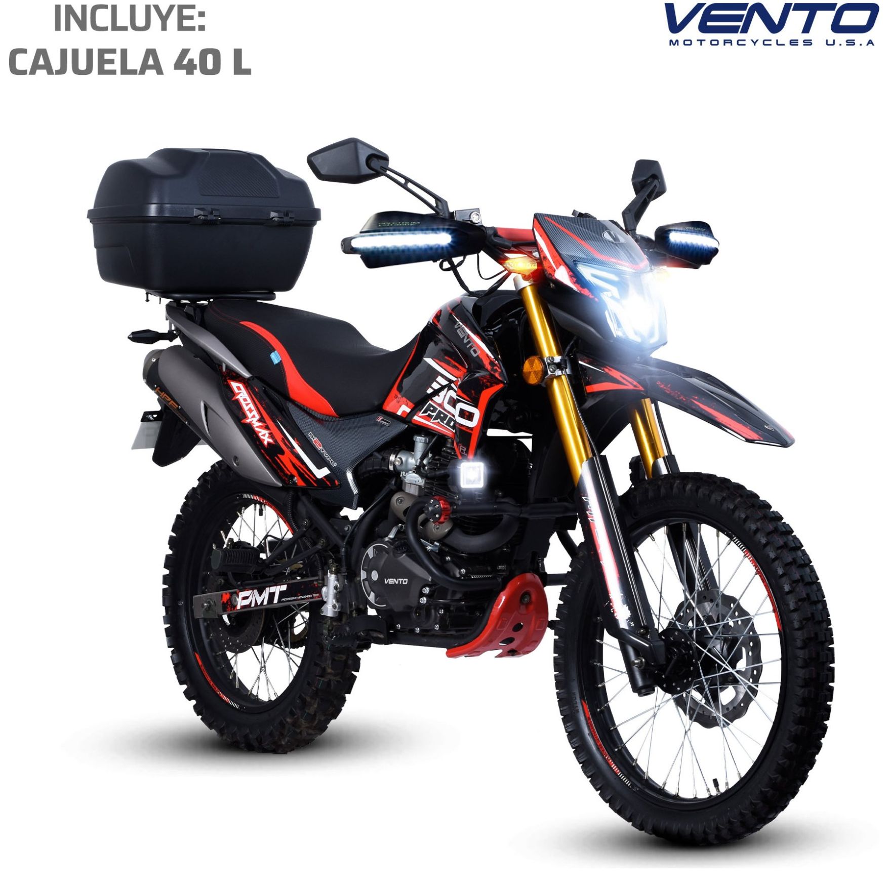 Motocicleta Vento Crossmax 300 Pro Negro 2025