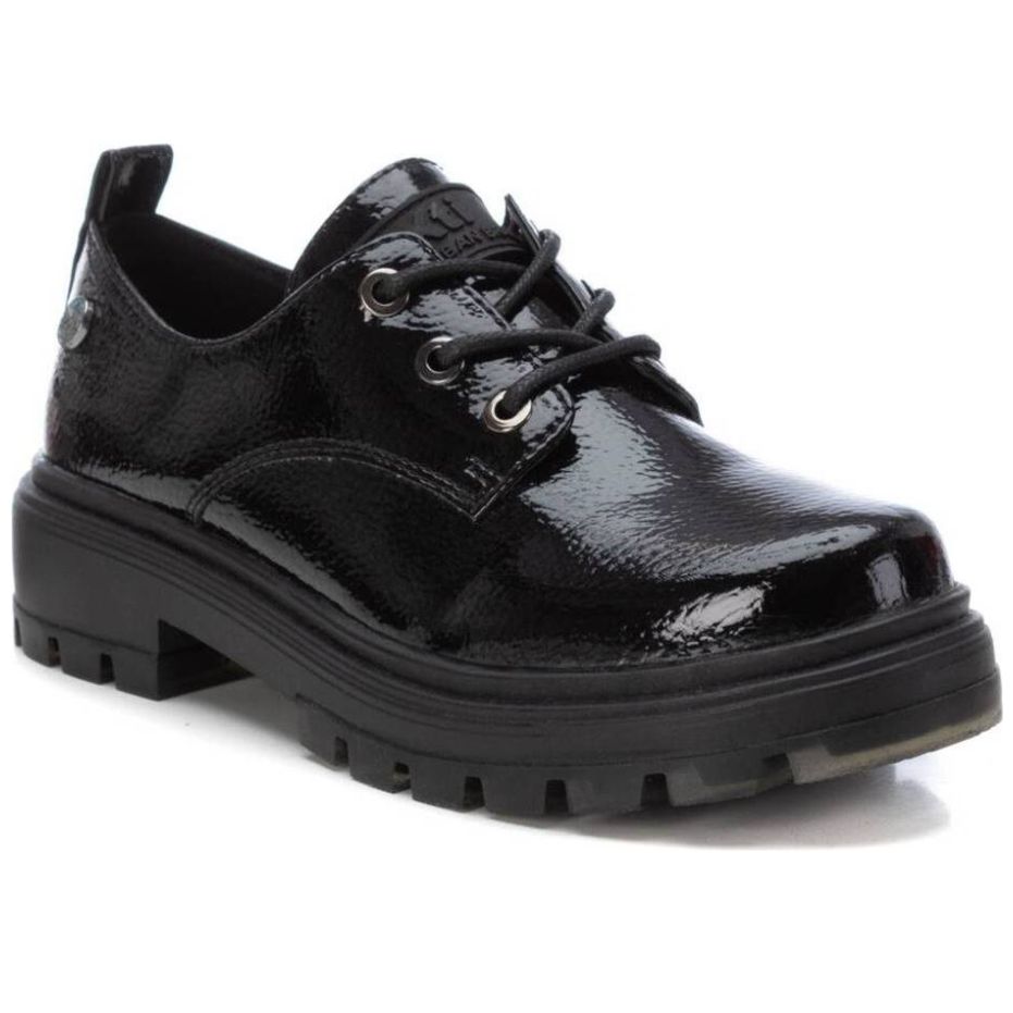 Zapato Choclo de Charol con Agujeta 18-23 Negro para Niña Xti