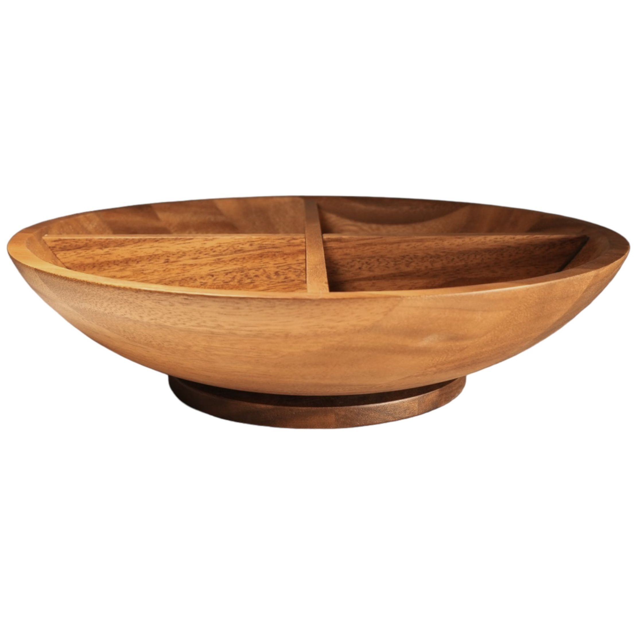 Home Nature Ensaladera de Madera 35*35*9 Cm