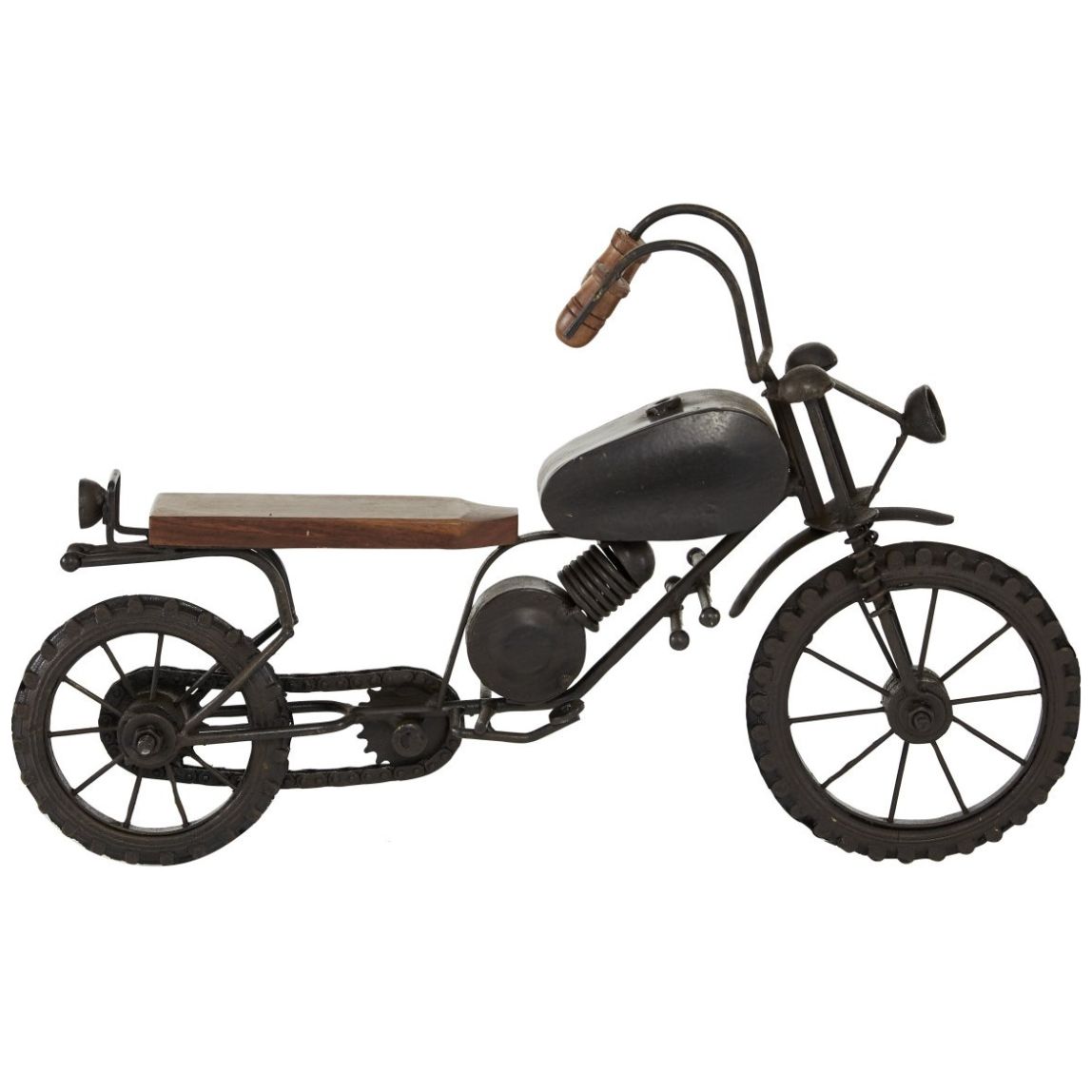 Figura Motocicleta Hierro 28 Cm