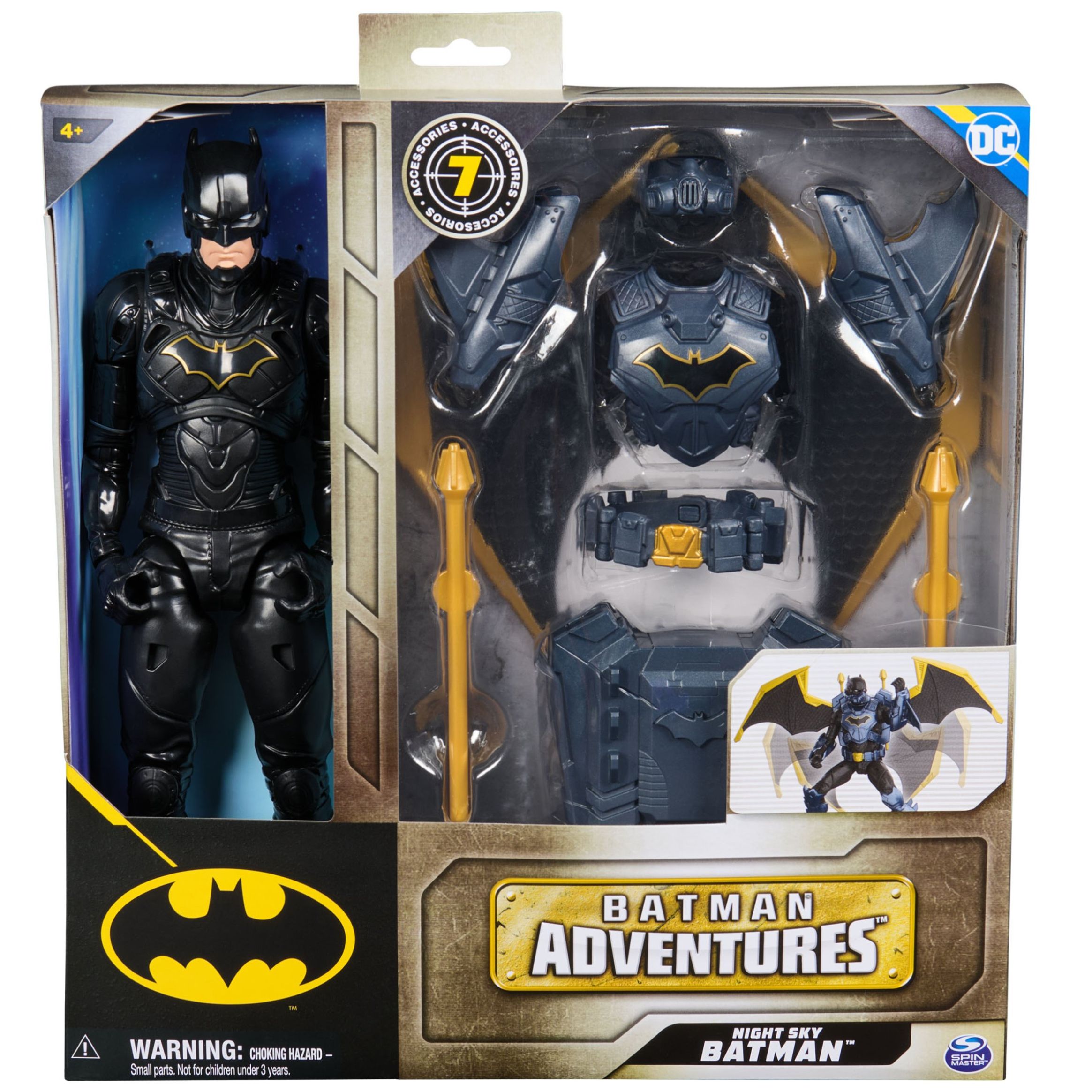 Figura Articulada Batman Adventures Night Sky 12" Spin Master