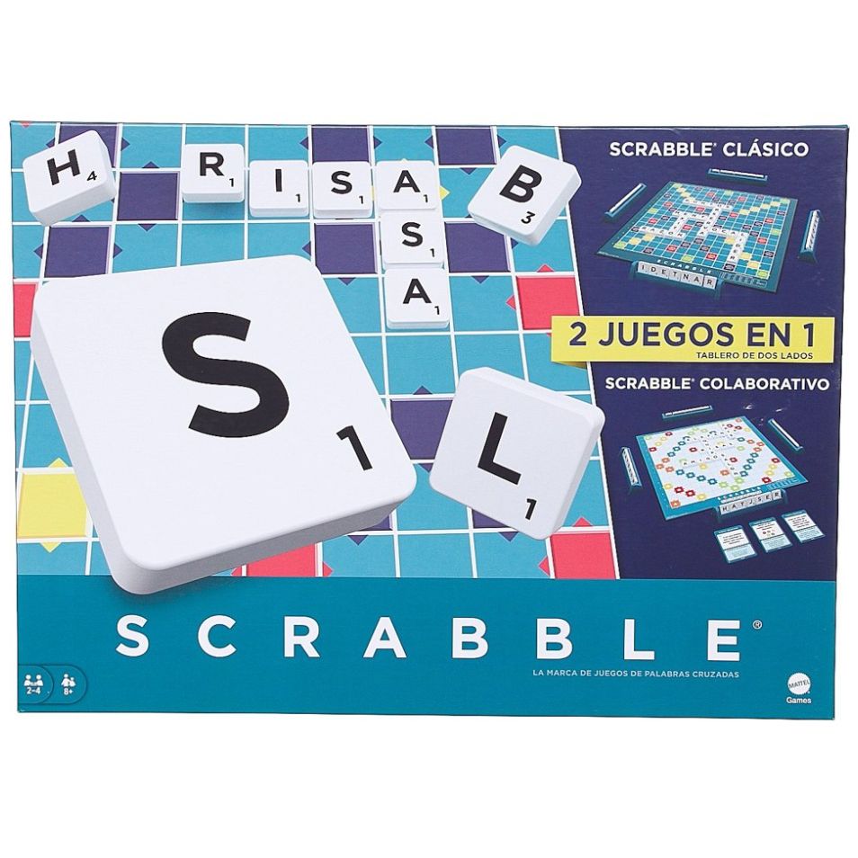 Scrabble 2 en 1 Mattel