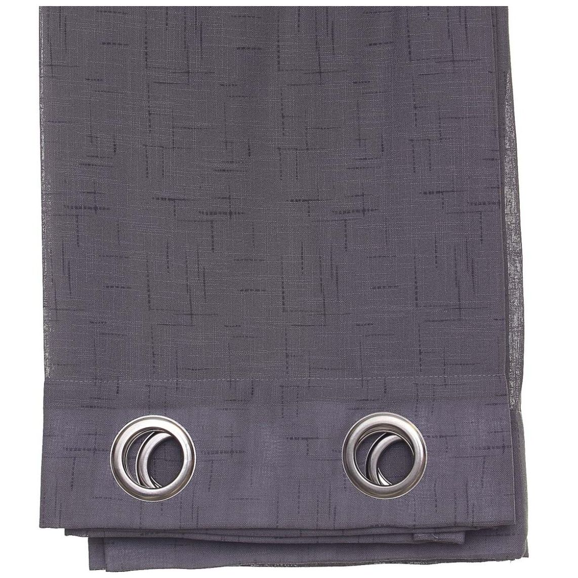 Cortina 2 Páneles Arll Sheer Sold 1.25X2.10 Gris 119G Home & Details