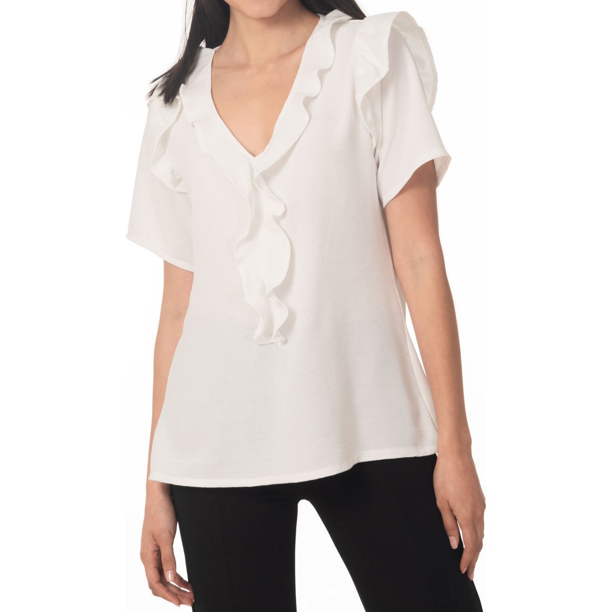 Blusa Escote en V para Mujer Sbh By Sarah Bustani