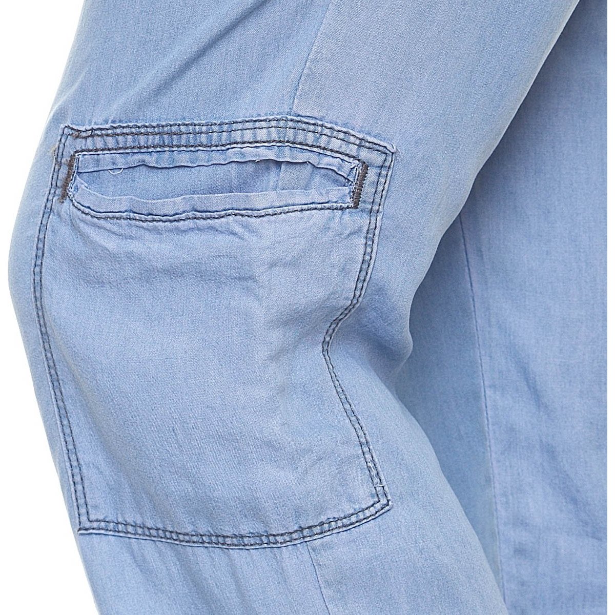 Jeans Lifestyler Amplio Cargo para Mujer