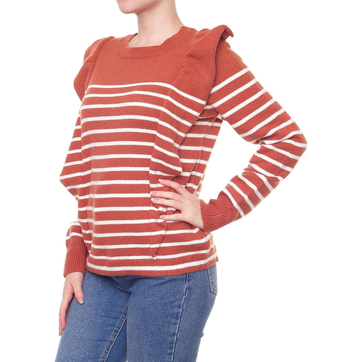 Suéter Cuello Redondo para Dama Arqueology