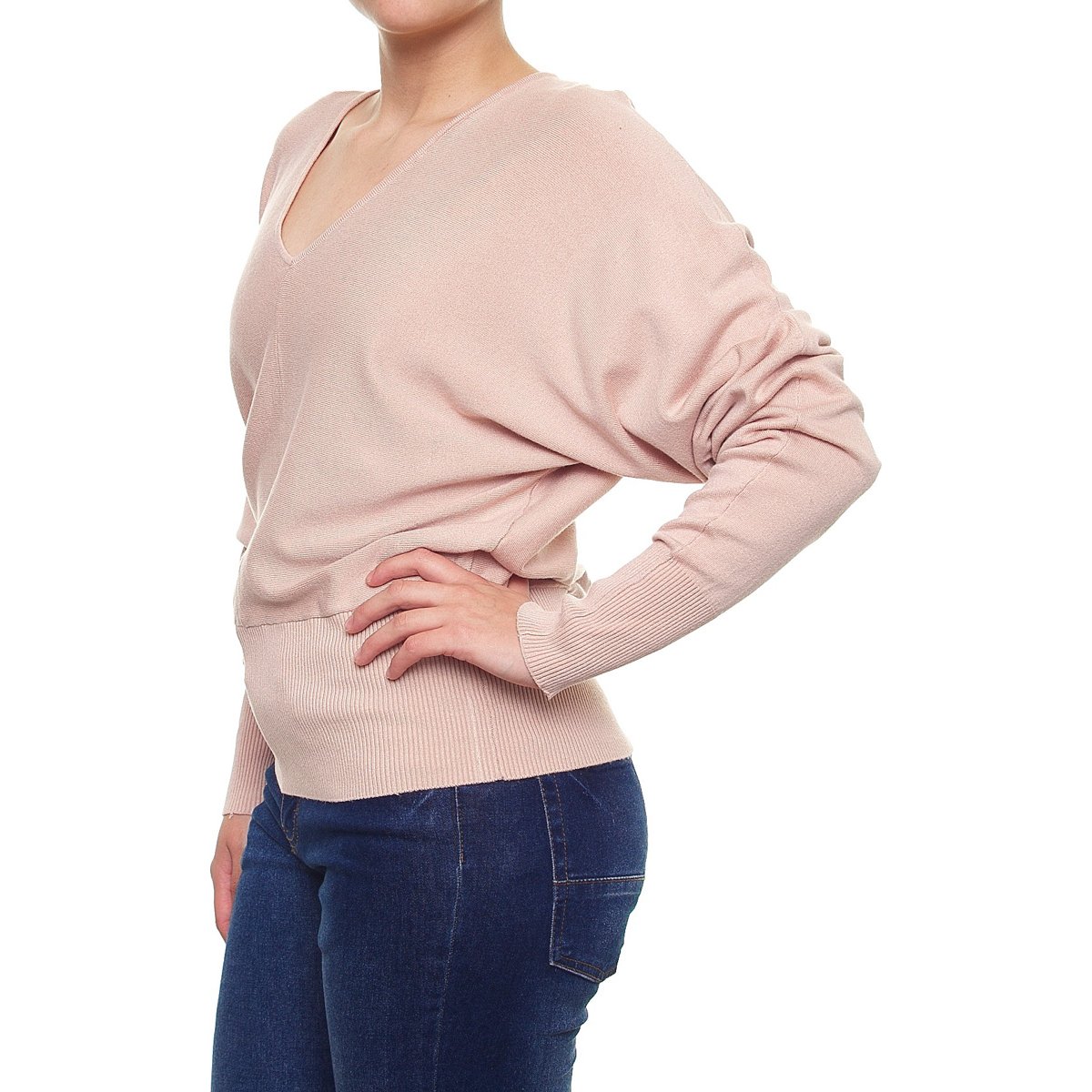 Suéter Escote en V para Dama Lifestyler