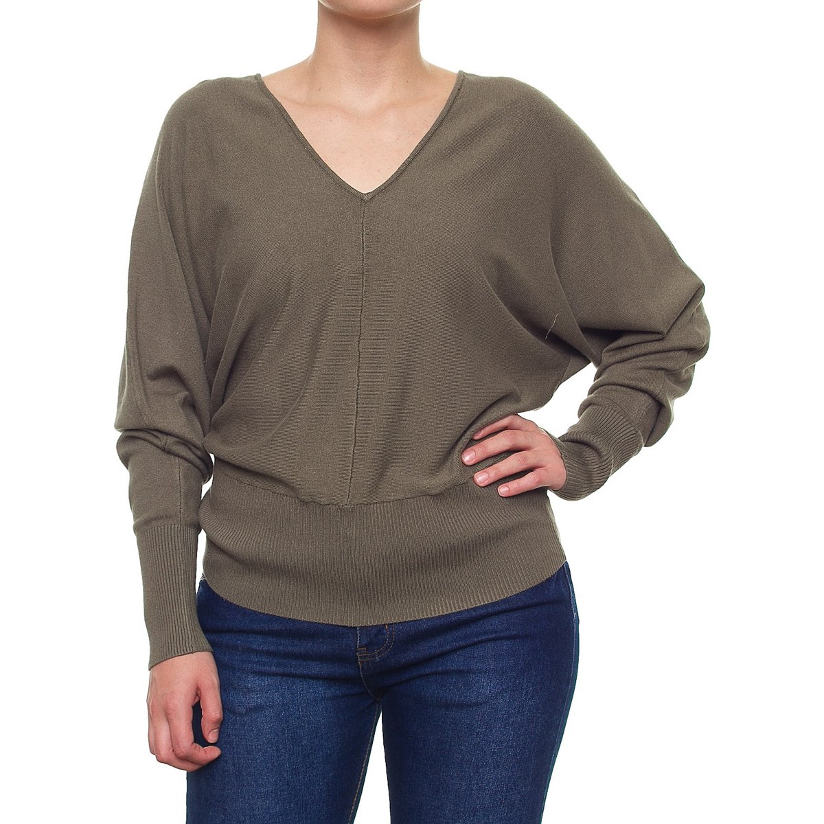 Suéter Escote en V para Dama Lifestyler
