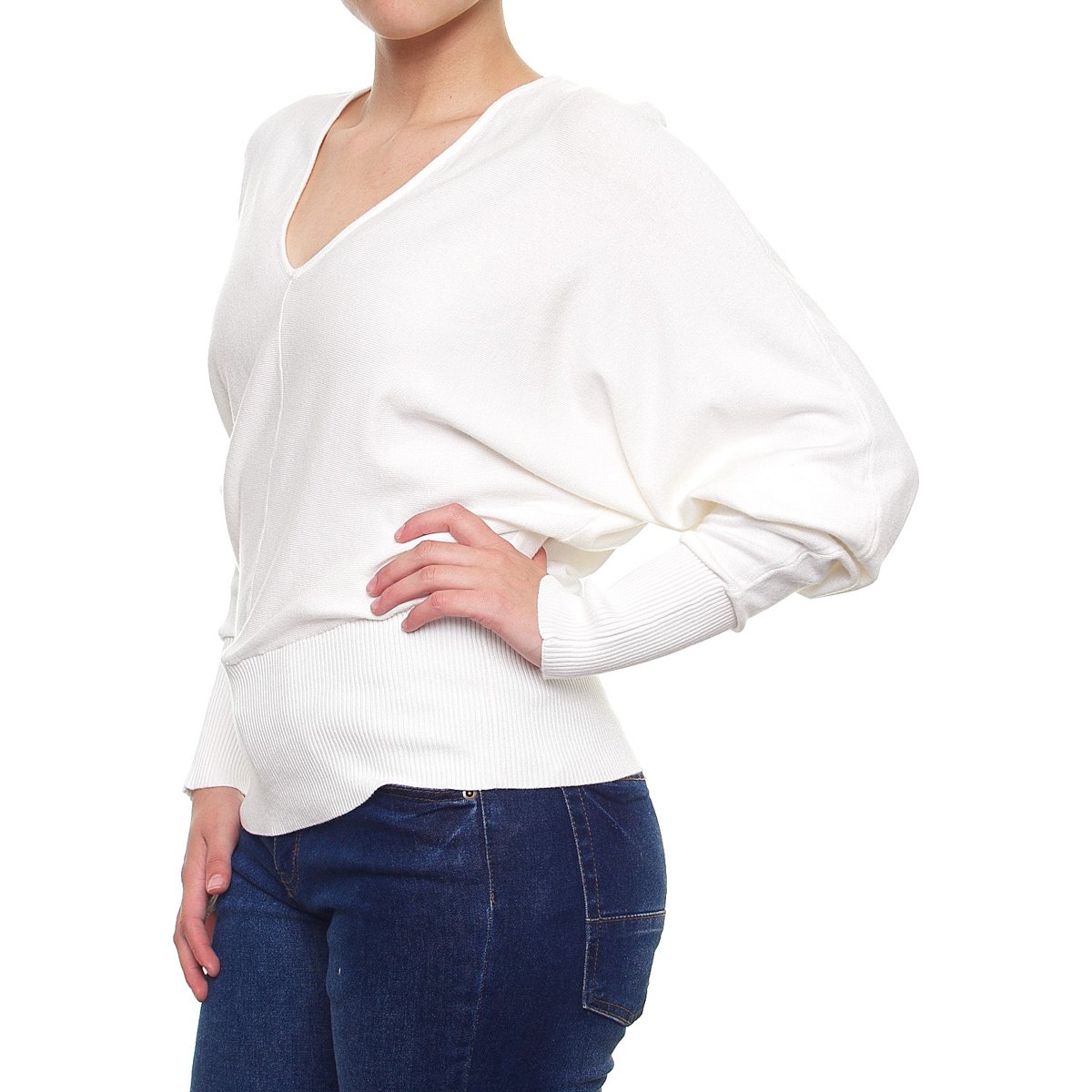 Suéter Escote en V para Dama Lifestyler