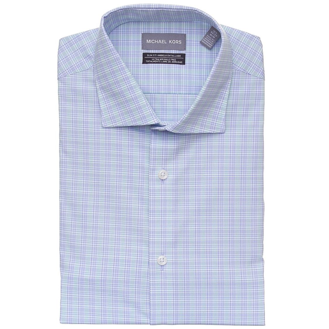 MK Ropa Camisa Michael Kors Stretch Para Hombre Azul Camisas