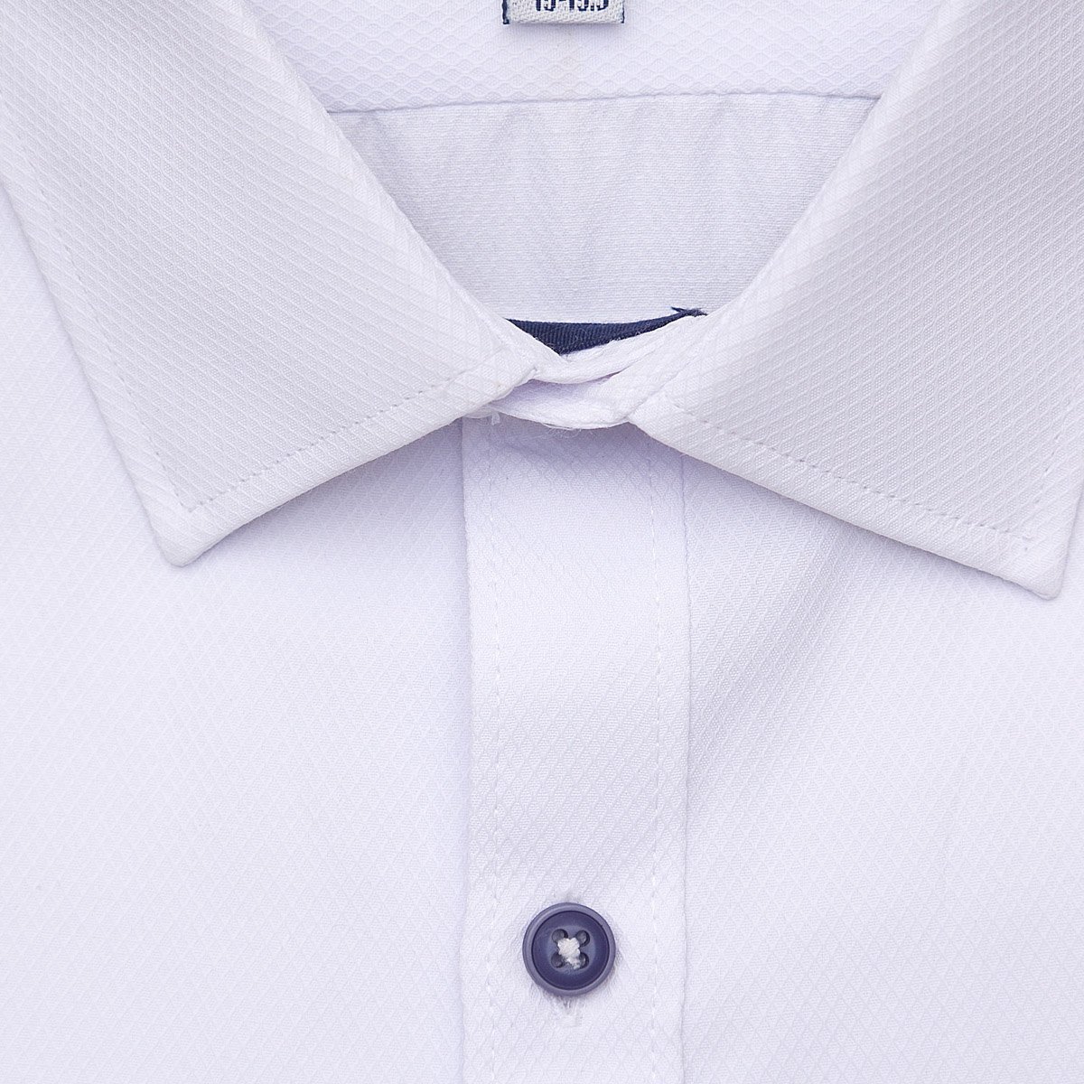 Camisa Blanca con Textura para Hombre Michel Blanc