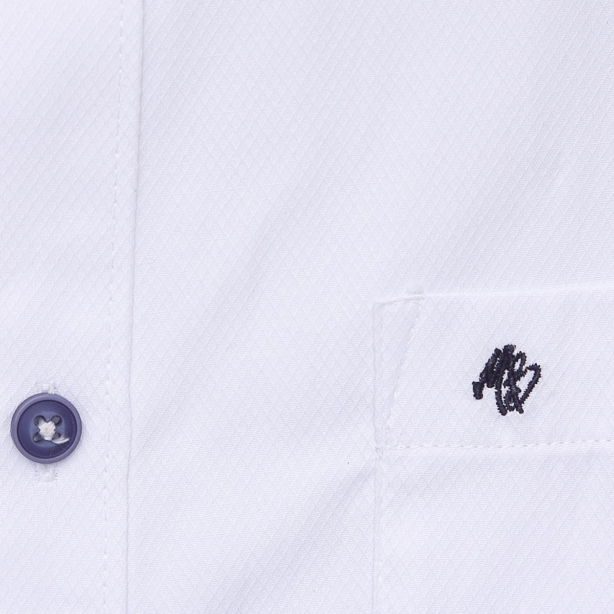 Camisa Blanca con Textura para Hombre Michel Blanc